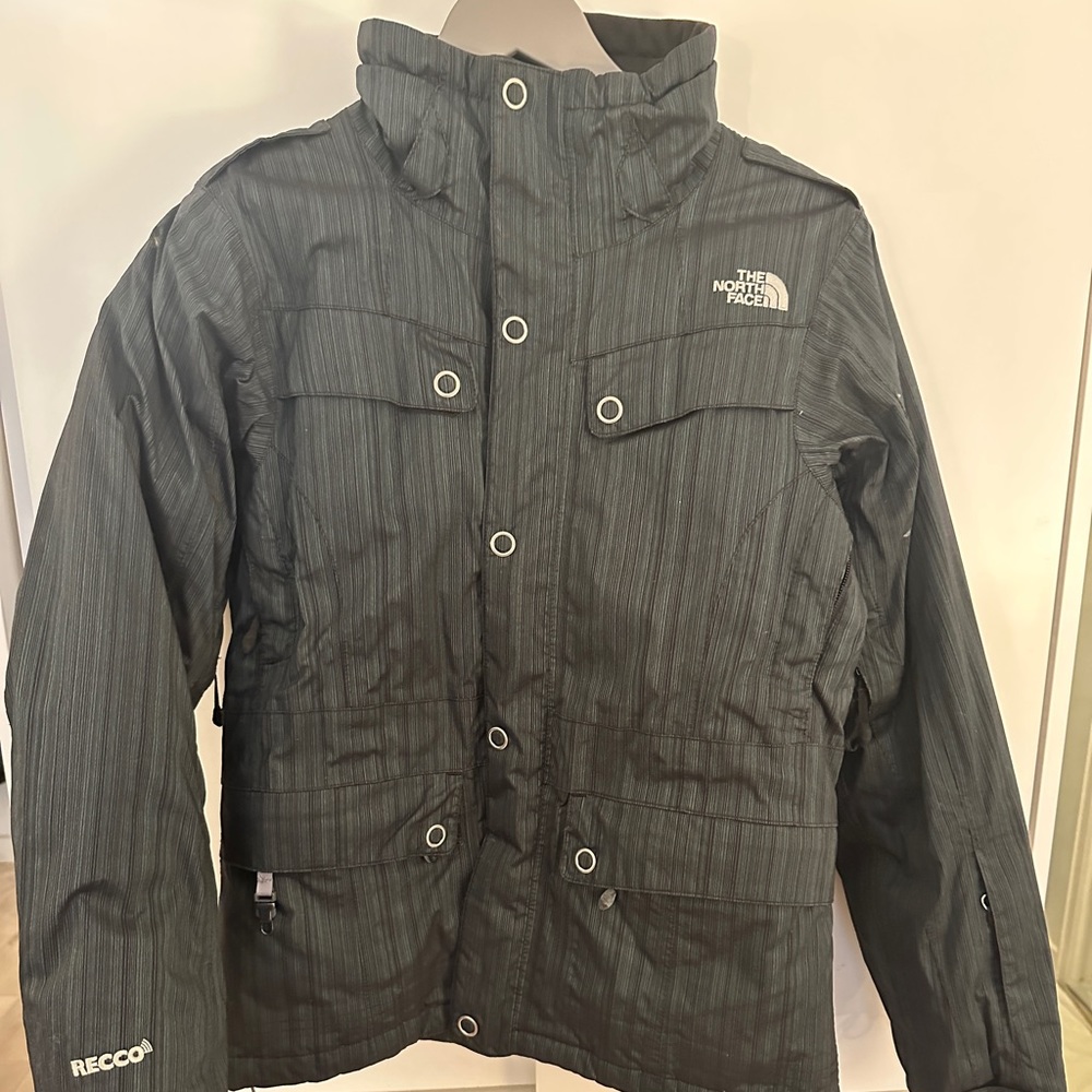 North Face Women’s Recco Avalanche Rescue System Down Snow Jacket Size S Denim